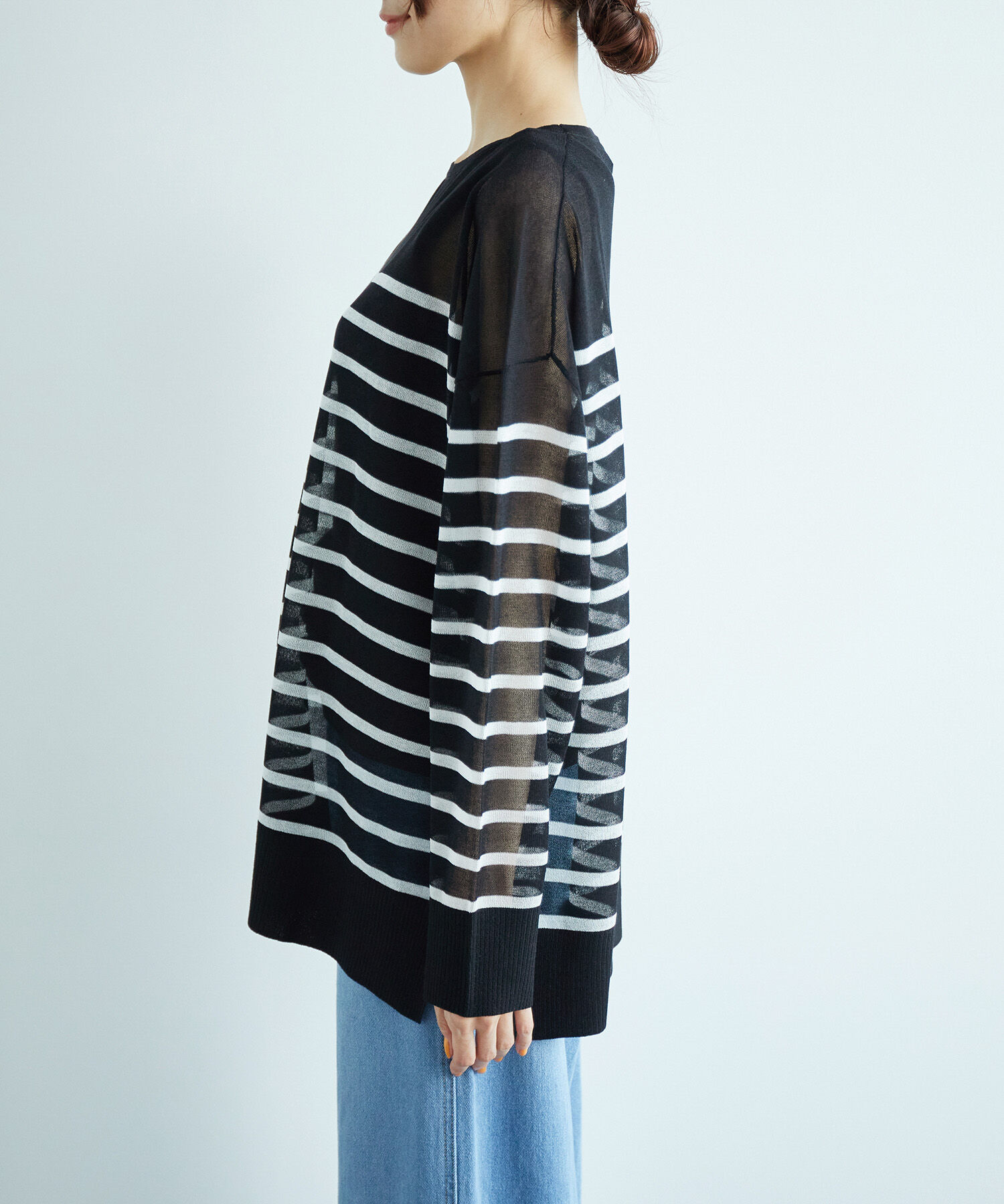 Rope&rsquo;Picnic「シアーボーダーニット」|ニット・セーター|