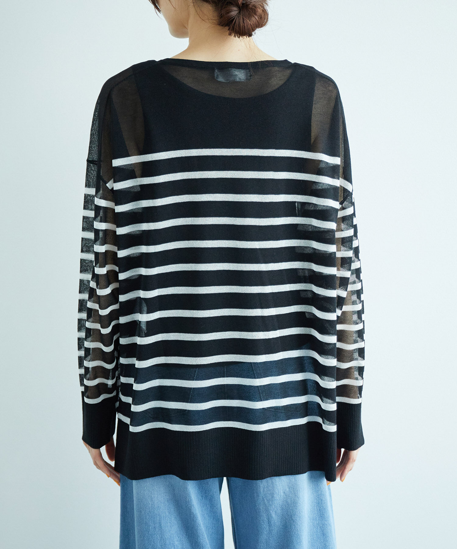 Rope&rsquo;Picnic「シアーボーダーニット」|ニット・セーター|