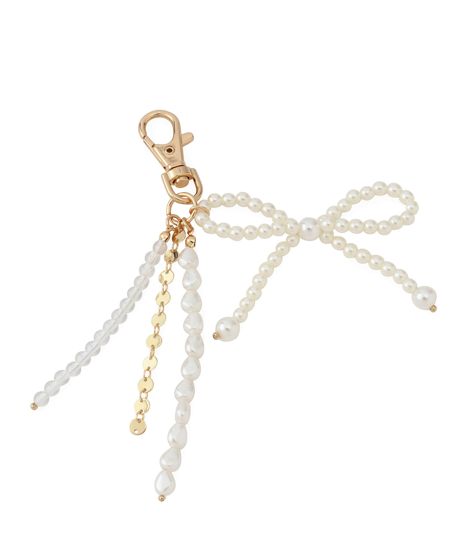 ROPE PICNIC PASSAGE「クリアカラーリボンキーホルダー」|キーケース|