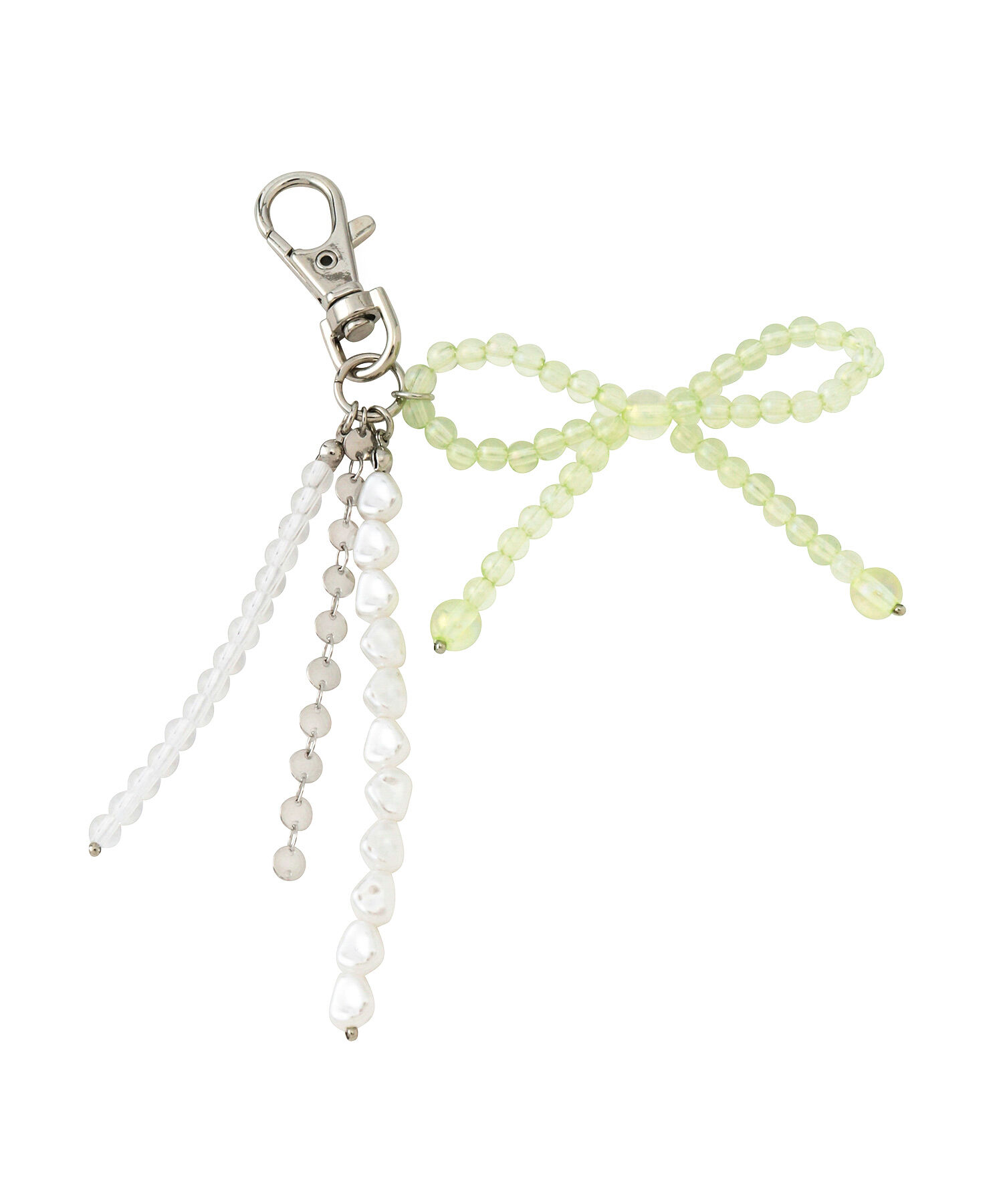 ROPE PICNIC PASSAGE「クリアカラーリボンキーホルダー」|キーケース|