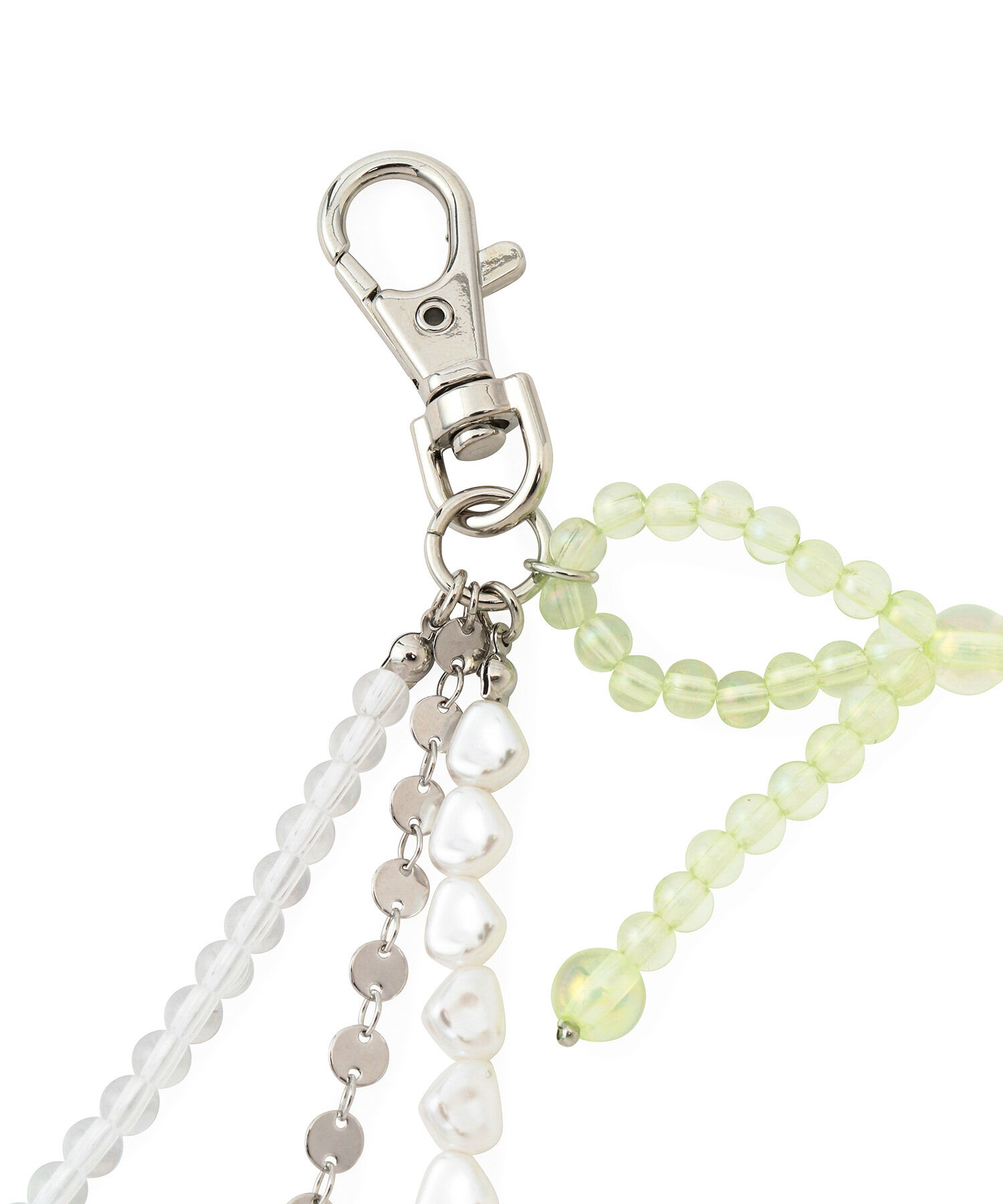 ROPE PICNIC PASSAGE「クリアカラーリボンキーホルダー」|キーケース|