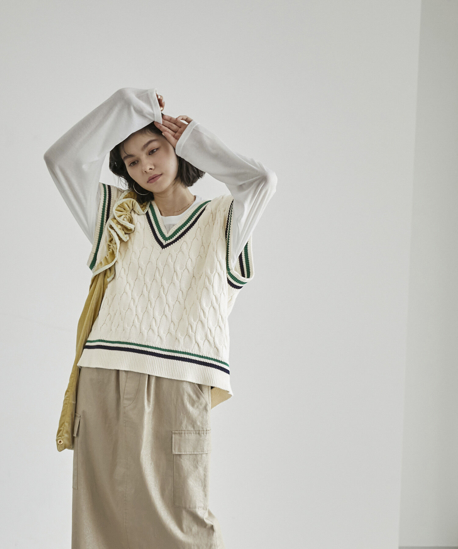 ROPE' PICNIC R「チルデンニットベスト」|ベスト・ジレ|