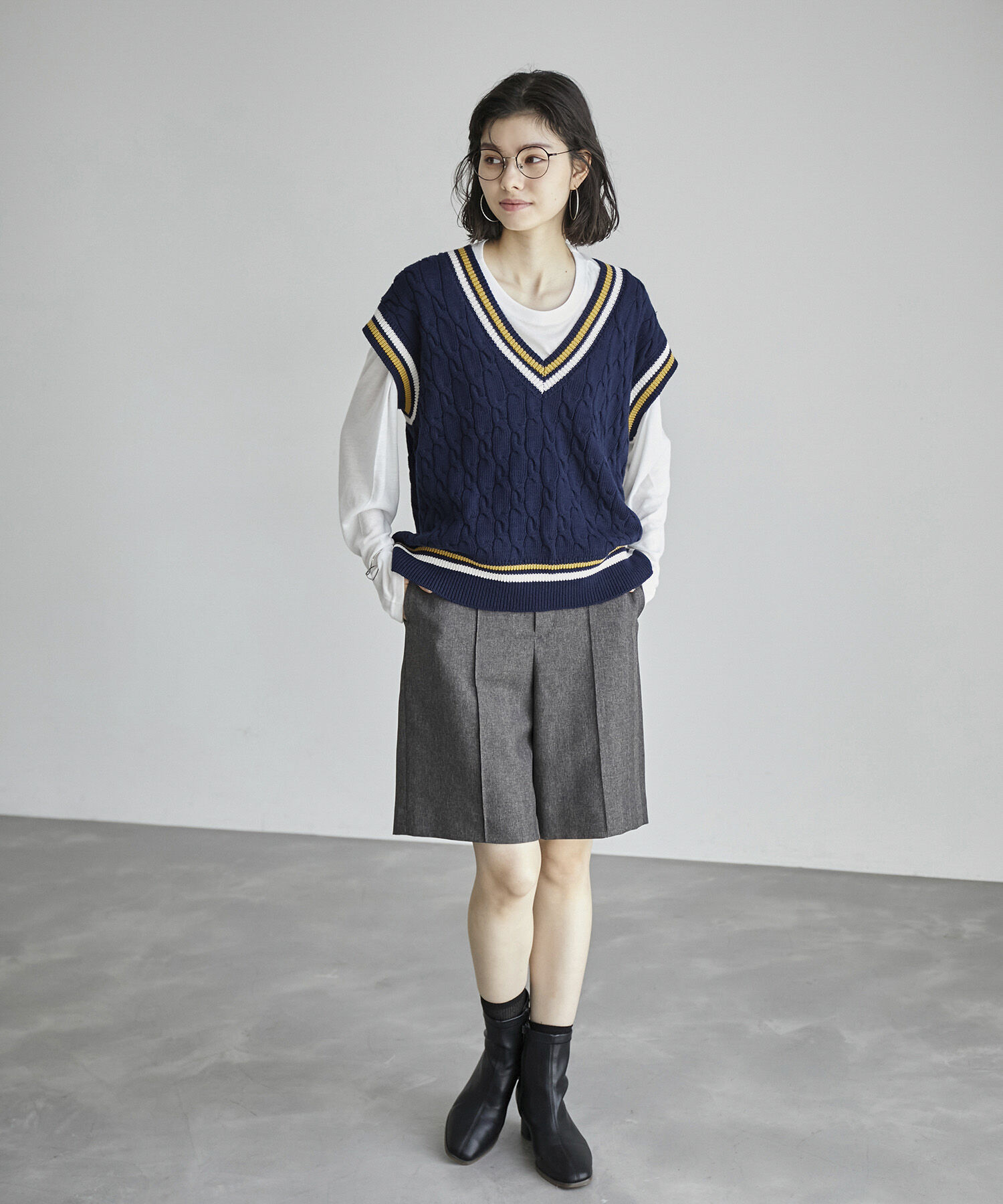 ROPE' PICNIC R「チルデンニットベスト」|ベスト・ジレ|