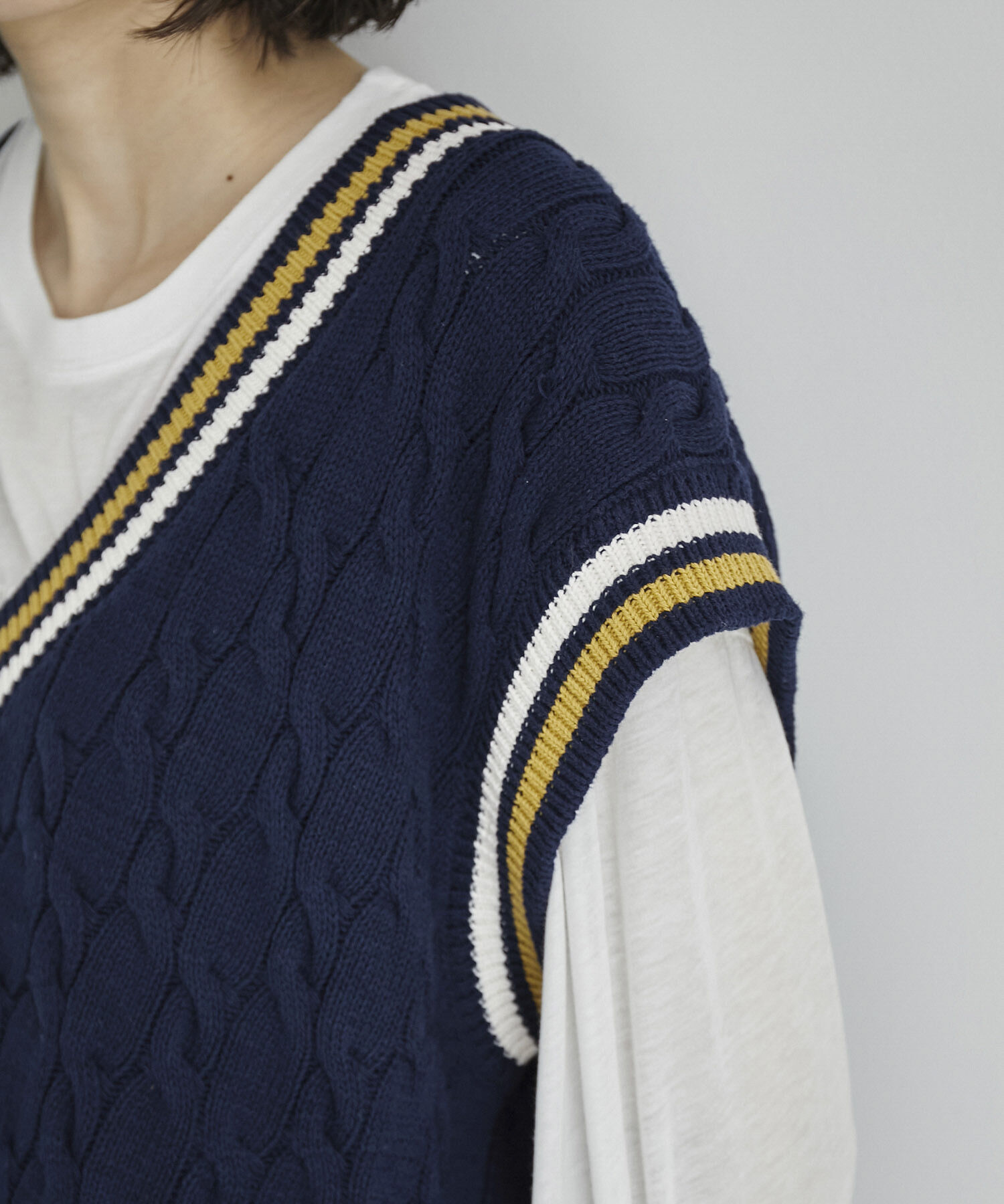 ROPE' PICNIC R「チルデンニットベスト」|ベスト・ジレ|