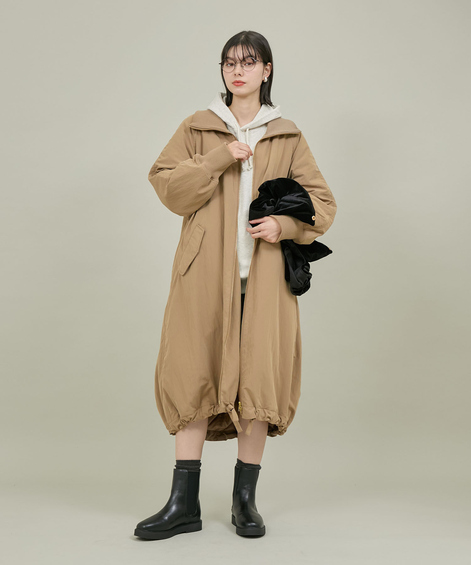 ROPE' PICNIC R「撥水・花粉ガード/中わたスタンドカラーコート」|その他|