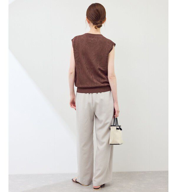 Rope&rsquo;Picnic「レーシーフレンチサマーニット」|ニット・セーター|