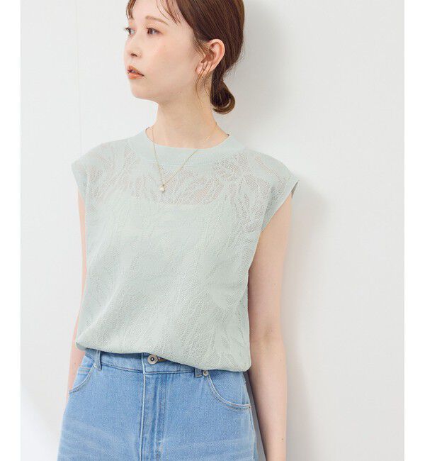 Rope&rsquo;Picnic「レーシーフレンチサマーニット」|ニット・セーター|