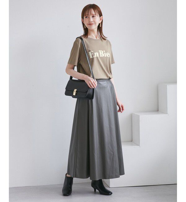 Rope&rsquo;Picnic「【UVカット・接触冷感・汗染み加工】フロッキーロゴTシャツ」|Tシャツ・カットソー|