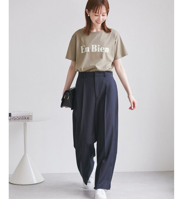 Rope&rsquo;Picnic「【UVカット・接触冷感・汗染み加工】フロッキーロゴTシャツ」|Tシャツ・カットソー|