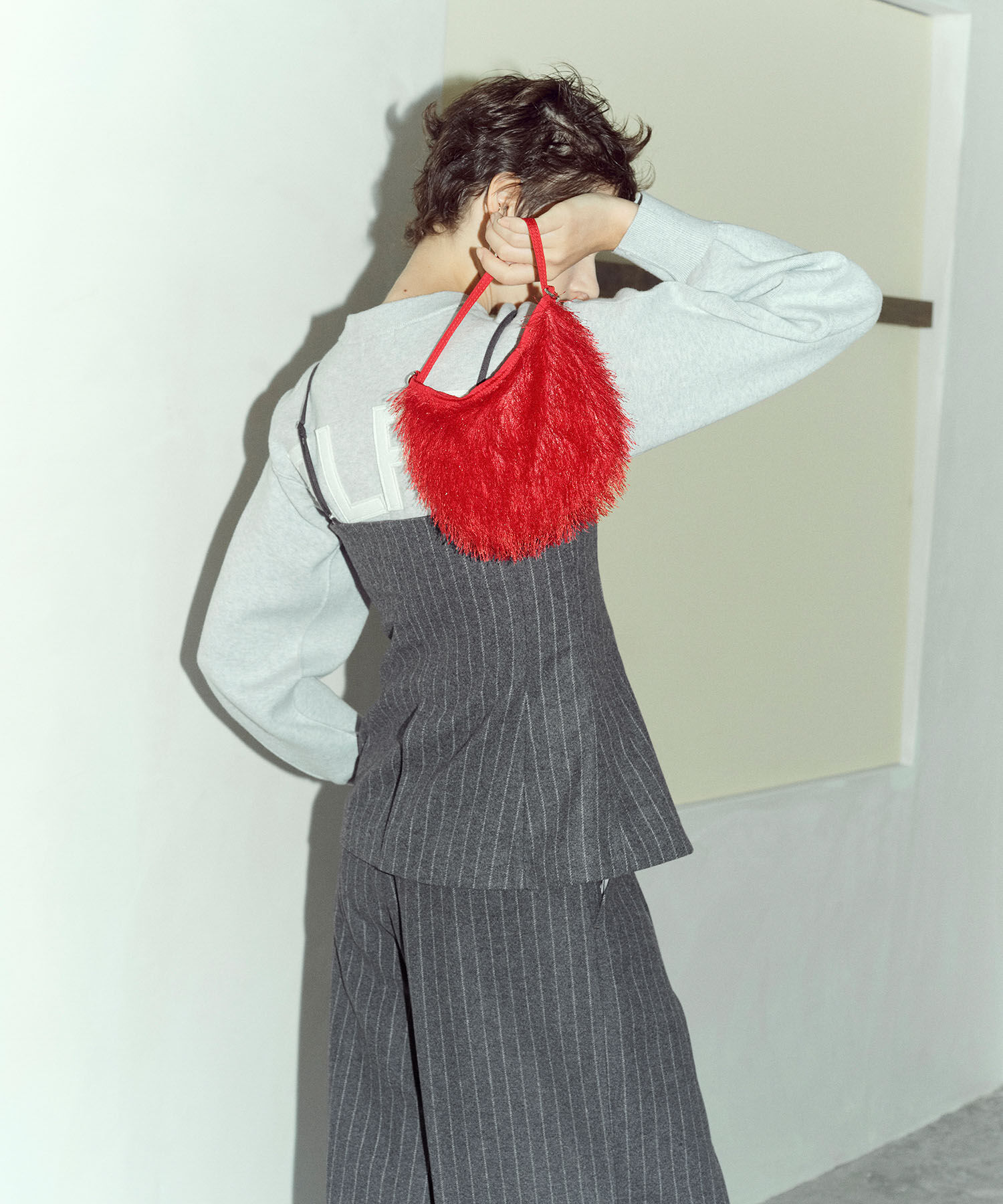 ADAM ET ROPE'「【サステナブル】フリンジミニチェーンバッグ」|ショルダー・メッセンジャー|