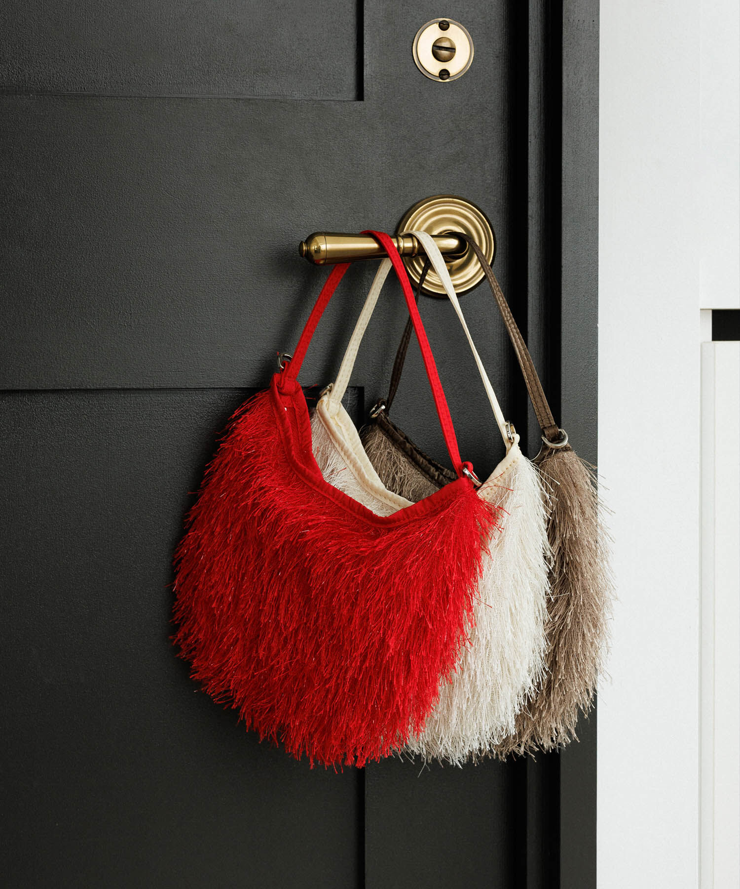 ADAM ET ROPE'「【サステナブル】フリンジミニチェーンバッグ」|ショルダー・メッセンジャー|