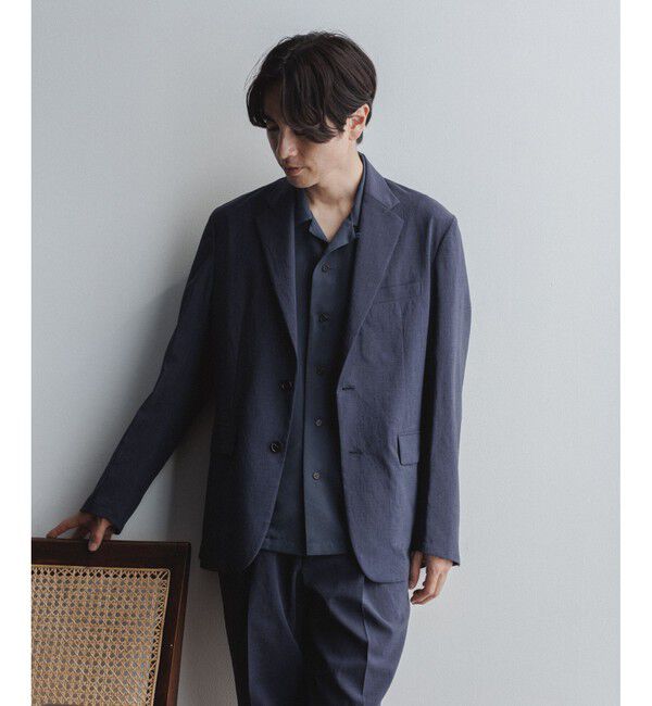 ADAM ET ROPE'「接触冷感【RIRANCHA】セットアップ / テーラードジャケット & スラックス」|スーツ|