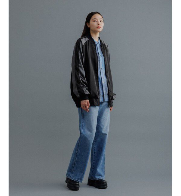 ADAM ET ROPE'「【WEB限定】スカジャン "EUPHORIA" 刺繍 ジャケット / ジップブルゾン / ロングシーズン着用可」|その他|