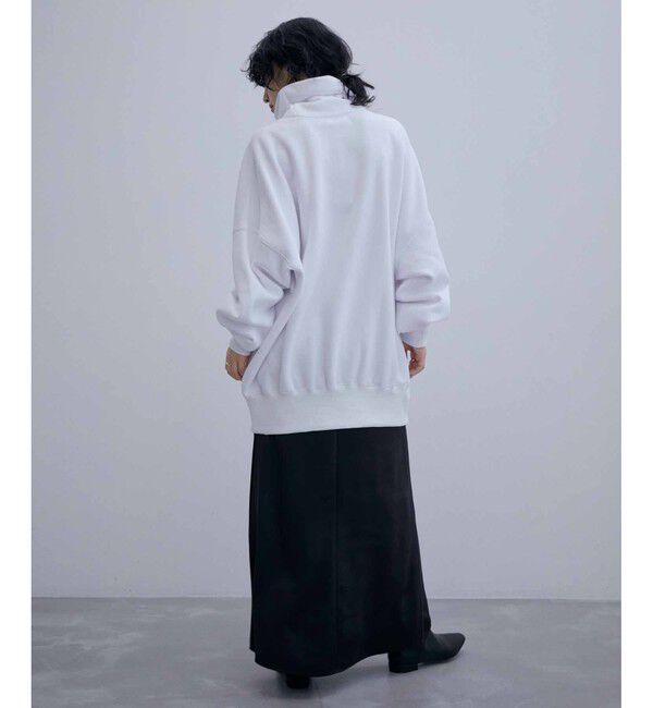 ADAM ET ROPE'「【WEB限定】ボリュームスリーブ 裏起毛 スウェット オフタートルネック / ユニセックス」|スウェット・ジャージ|