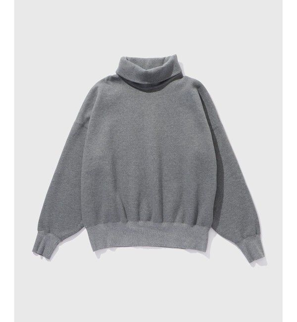 ADAM ET ROPE'「【WEB限定】ボリュームスリーブ 裏起毛 スウェット オフタートルネック / ユニセックス」|スウェット・ジャージ|