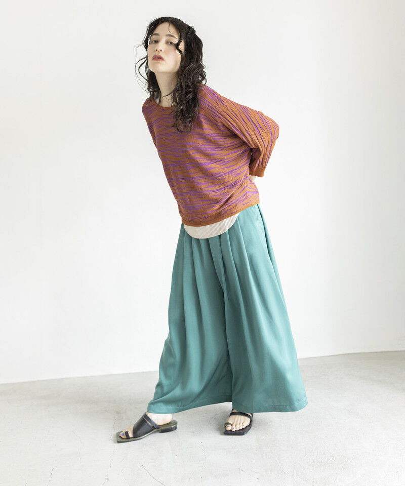  「2WAYジャガードニットプルオーバー」|ニット・セーター|