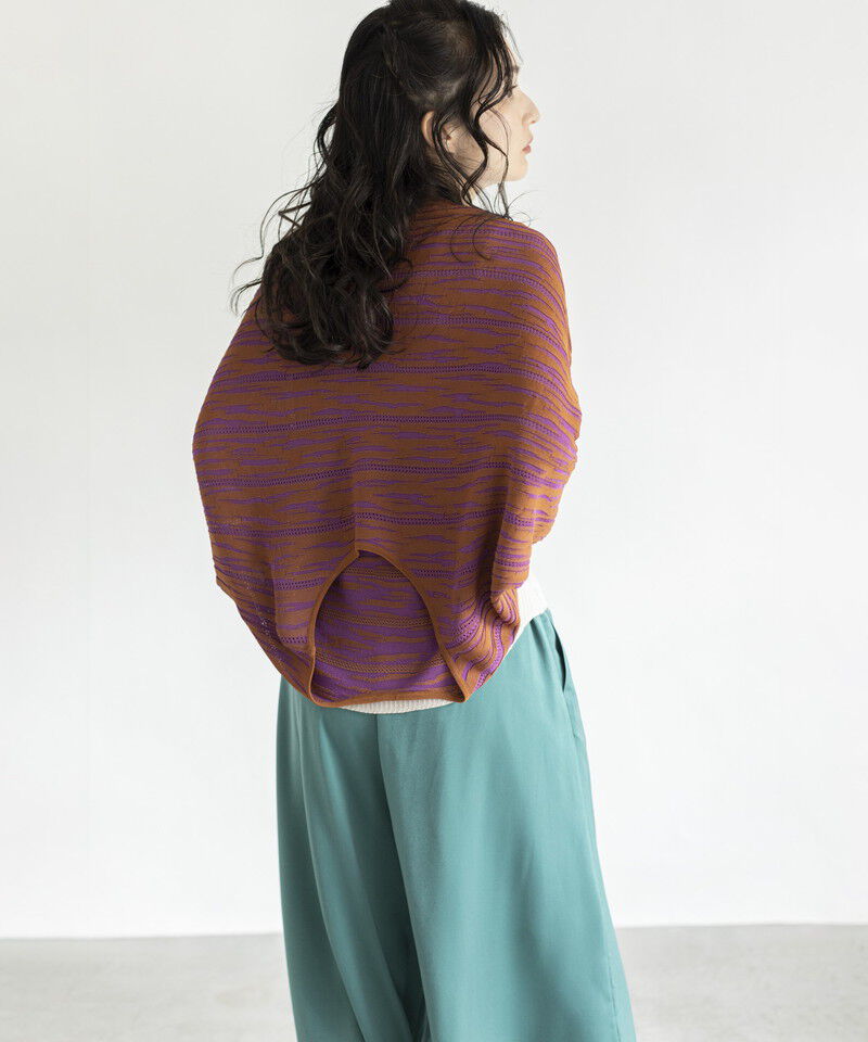  「2WAYジャガードニットプルオーバー」|ニット・セーター|