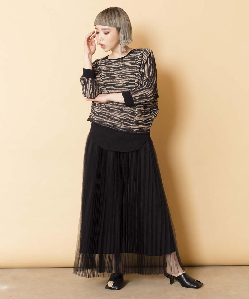  「2WAYジャガードニットプルオーバー」|ニット・セーター|