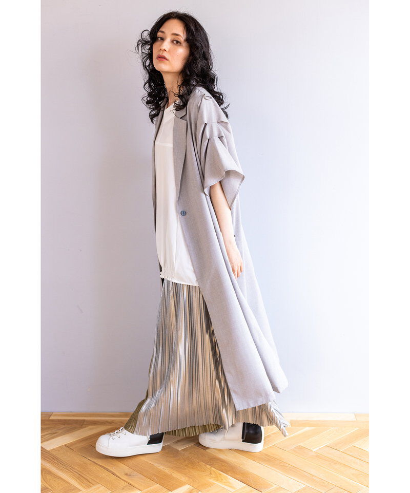  「切替ランダムプリーツスカート」|スカート|
