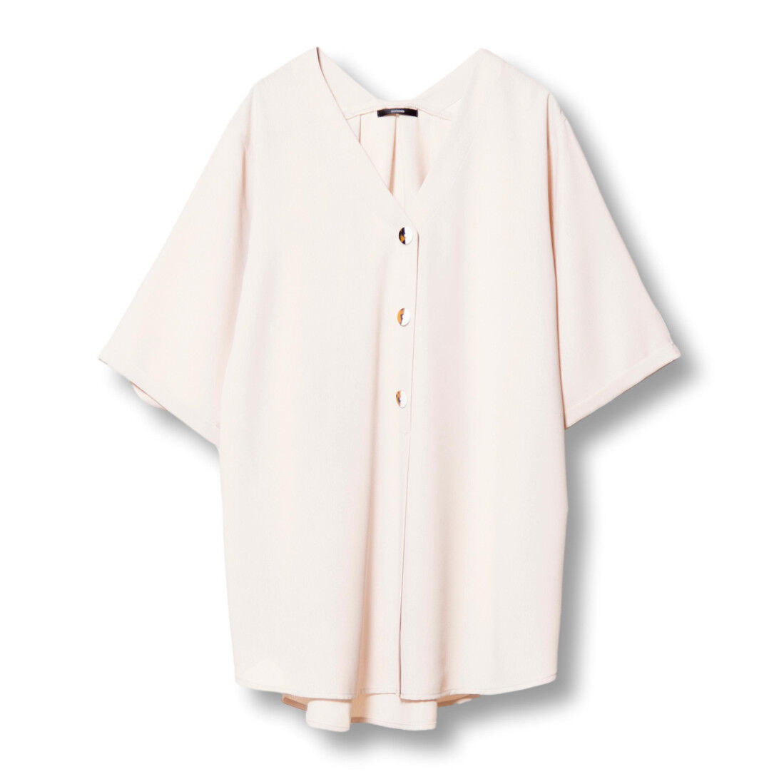  「【WEB限定アイテム】ﾊﾞｯｸﾀｯｸﾌﾞﾗｳｽ」|シャツ・ブラウス|