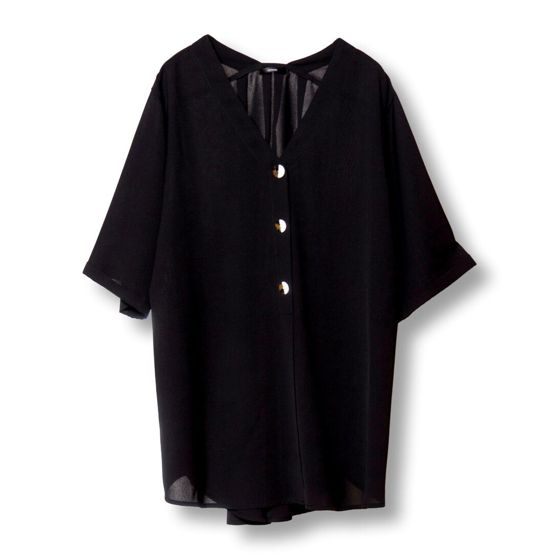  「【WEB限定アイテム】ﾊﾞｯｸﾀｯｸﾌﾞﾗｳｽ」|シャツ・ブラウス|