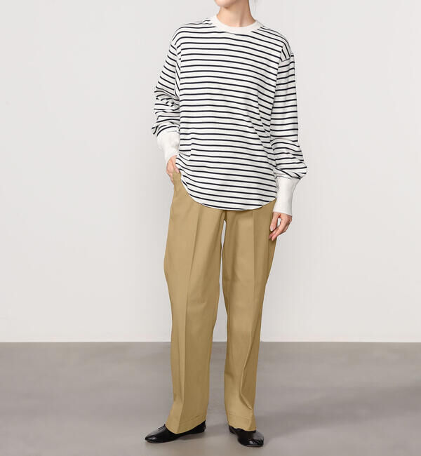  「THE SHINZONE | WASHED HIGH WAIST CHINO WOMEN」|チノ|