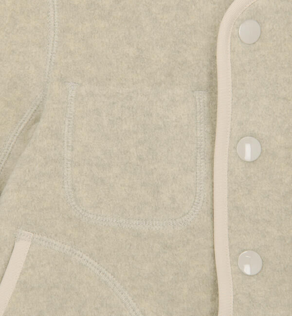 DANTON「DANTON | キッズ フリースカラーレスジャケット」|ノーカラージャケット|