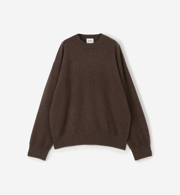 Morris & Sons「MORRIS & SONS | カシミヤ ニットプルオーバー MEN」|ニット・セーター|BROWN