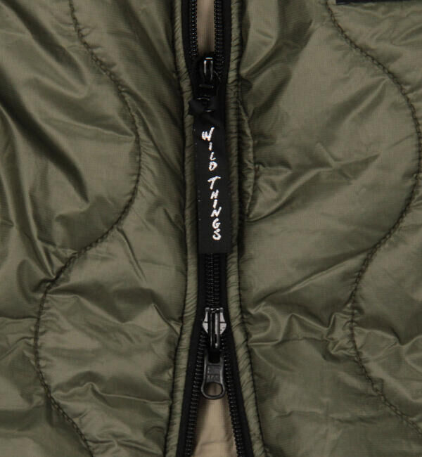  「WILD THINGS | 〈別注〉 リバーシブル 中綿ベスト WOMEN」|ダウンベスト・ベスト|