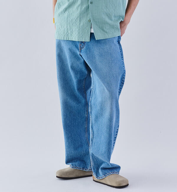  「orSlow | SUPER DAD'S DENIM PANTS MEN」|デニム|BLUE