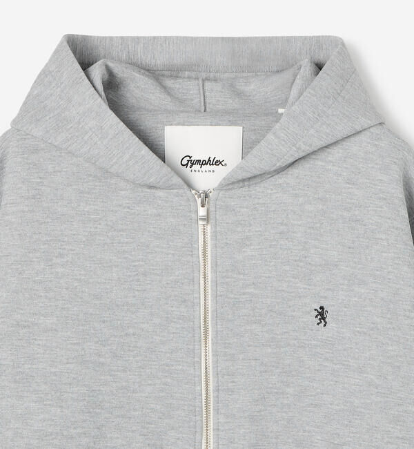 GYMPHLEX「Gymphlex | ダンボールニット ジップフードジャケット MEN」|パーカー|