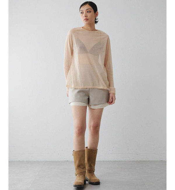 GEMINI「【GEMINI】シアープルオーバー」|ニット・セーター|