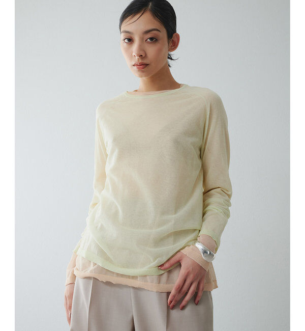 GEMINI「【GEMINI】シアープルオーバー」|ニット・セーター|ミント