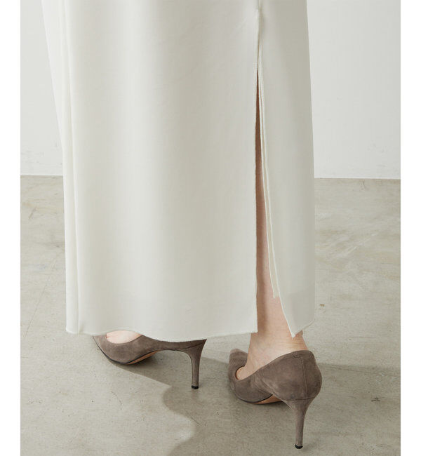  「ジャージーIラインロングスカート」|スカート|