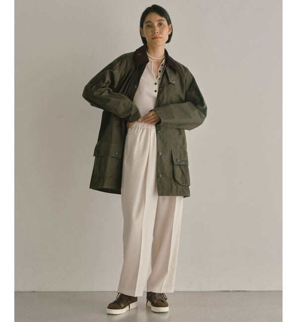  「バックサテンイージーパンツ」|チノ|