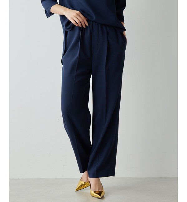  「バックサテンイージーパンツ」|チノ|