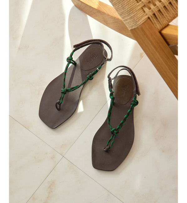 Hoaw.「【Hoaw.】ロープフラットサンダル」|サンダル|