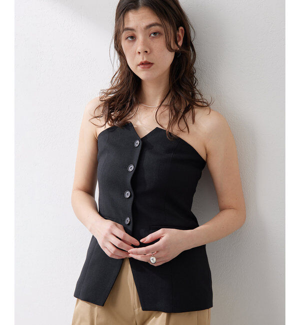  「ジュートライクビスチェ」|シャツ・ブラウス|