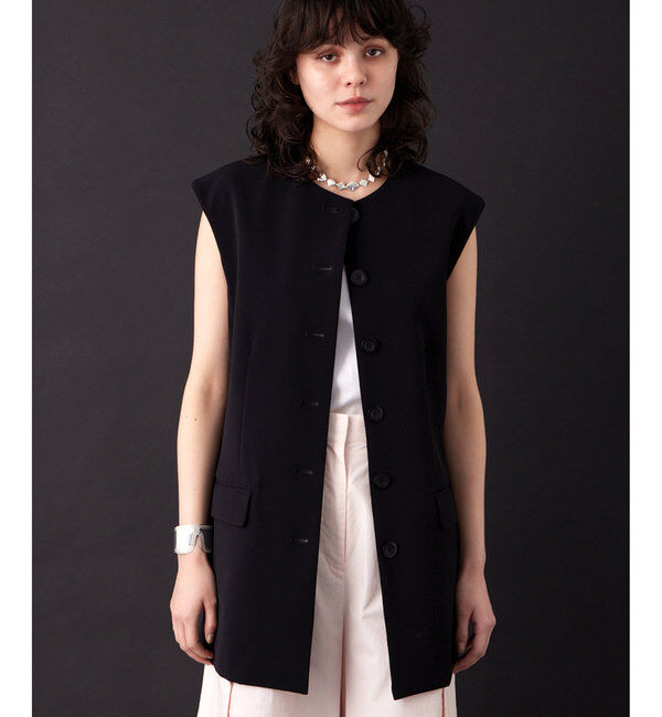 THE PAUSE「【THE PAUSE】ダブルクロスジレ」|ベスト・ジレ|