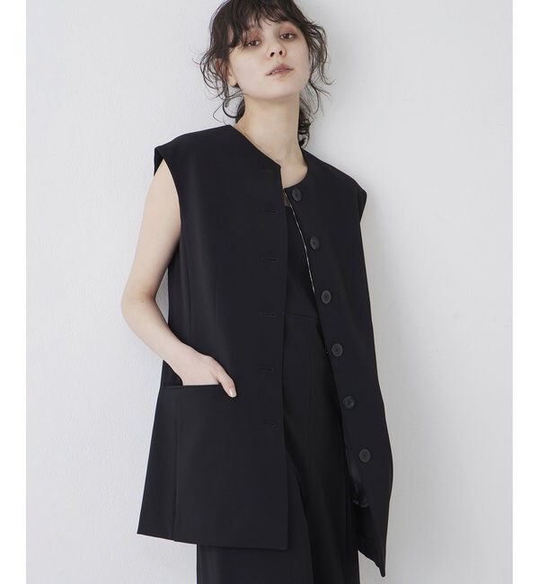 THE PAUSE「【THE PAUSE】ダブルクロスジレ」|ベスト・ジレ|