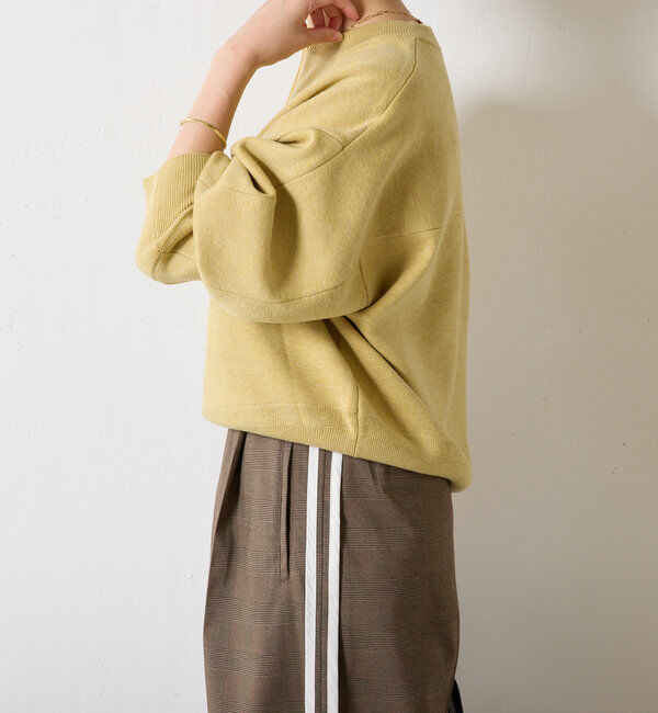  「ジップスウェットライクニット」|ニット・セーター|