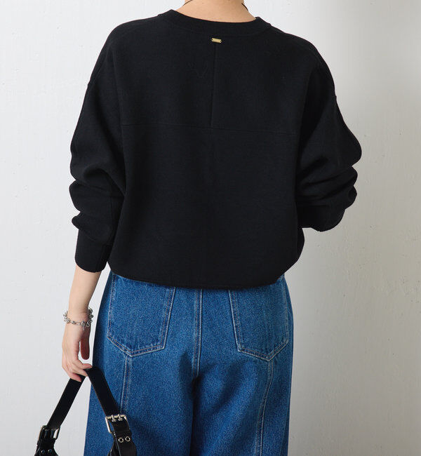  「ジップスウェットライクニット」|ニット・セーター|