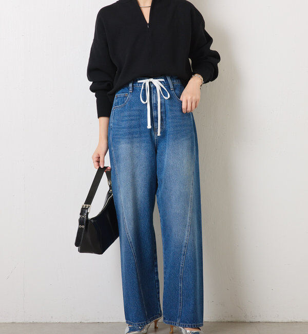  「ジップスウェットライクニット」|ニット・セーター|