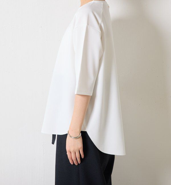  「ハーフスリーブジョーゼット半袖T」|Tシャツ・カットソー|