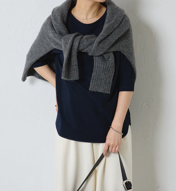  「ハーフスリーブジョーゼット半袖T」|Tシャツ・カットソー|