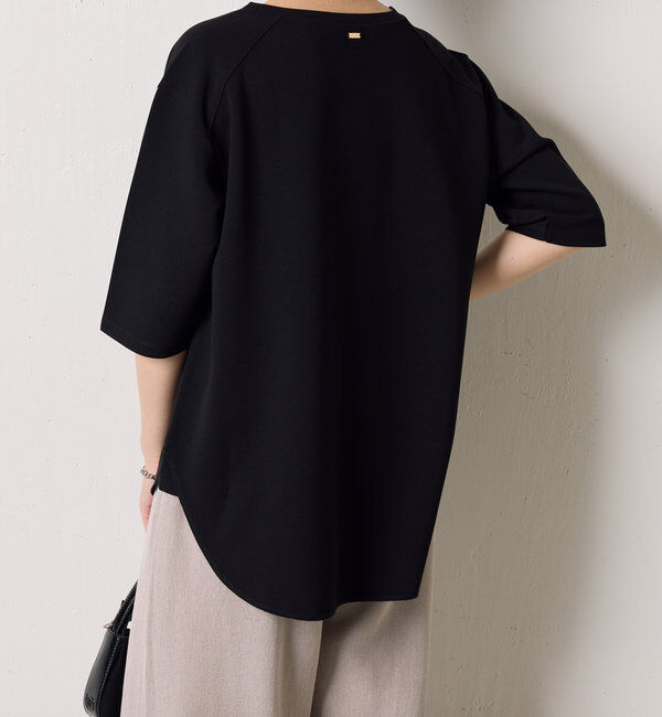  「ハーフスリーブジョーゼット半袖T」|Tシャツ・カットソー|