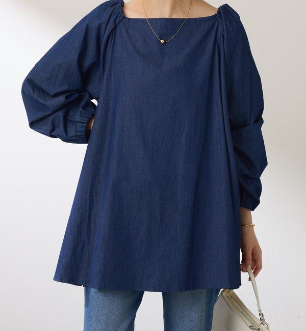  「２WAYスクエアチュニック」|シャツ・ブラウス|