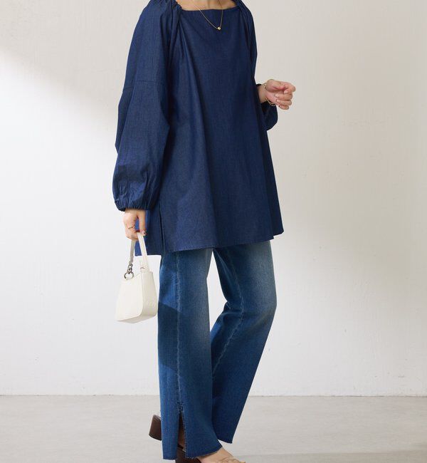  「２WAYスクエアチュニック」|シャツ・ブラウス|