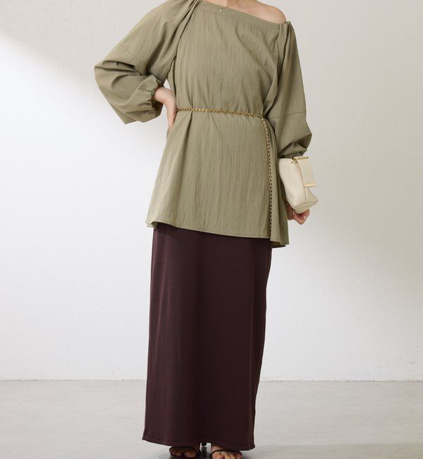  「２WAYスクエアチュニック」|シャツ・ブラウス|