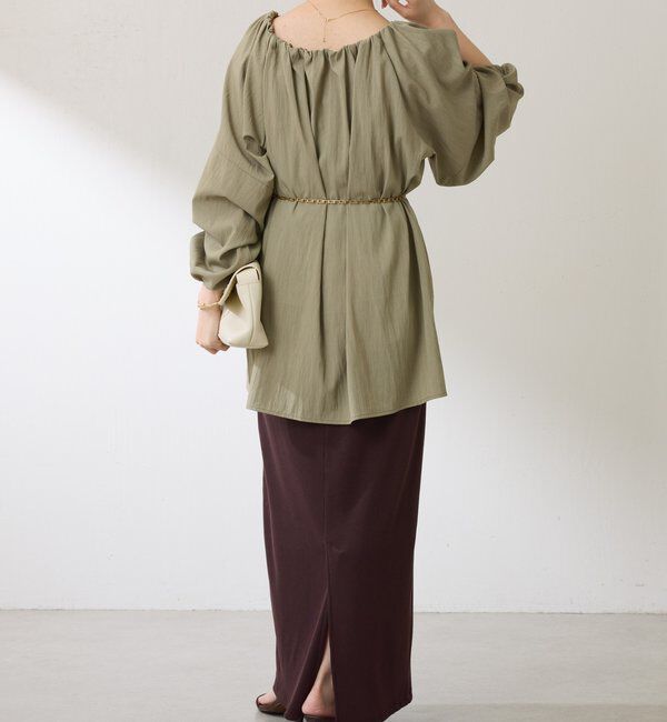  「２WAYスクエアチュニック」|シャツ・ブラウス|